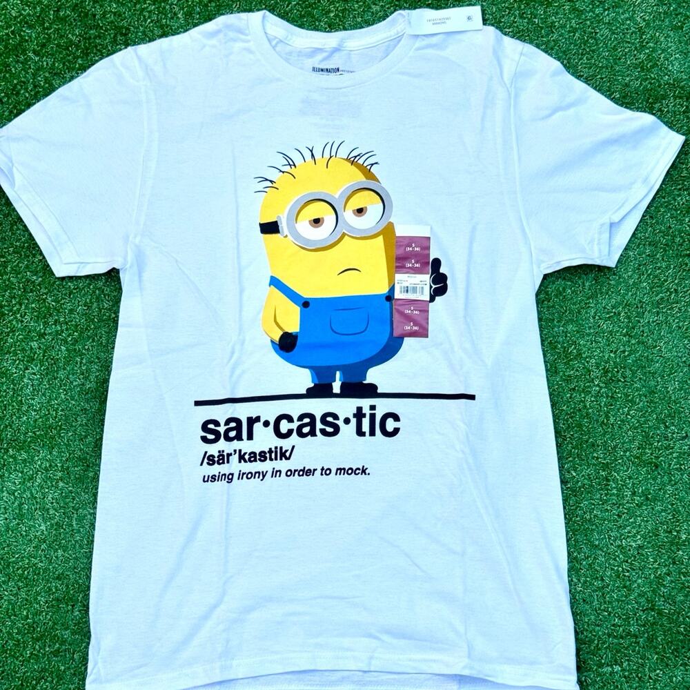 ILLUMINATION Minions T Shirt New With Tag “Sarcastic”